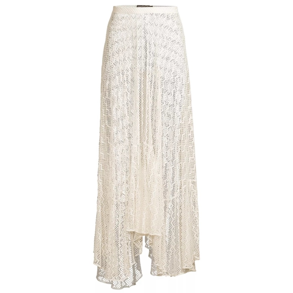 PATBO Sheer Lace Long Beach Skirt Size: M - Picture 1 of 6